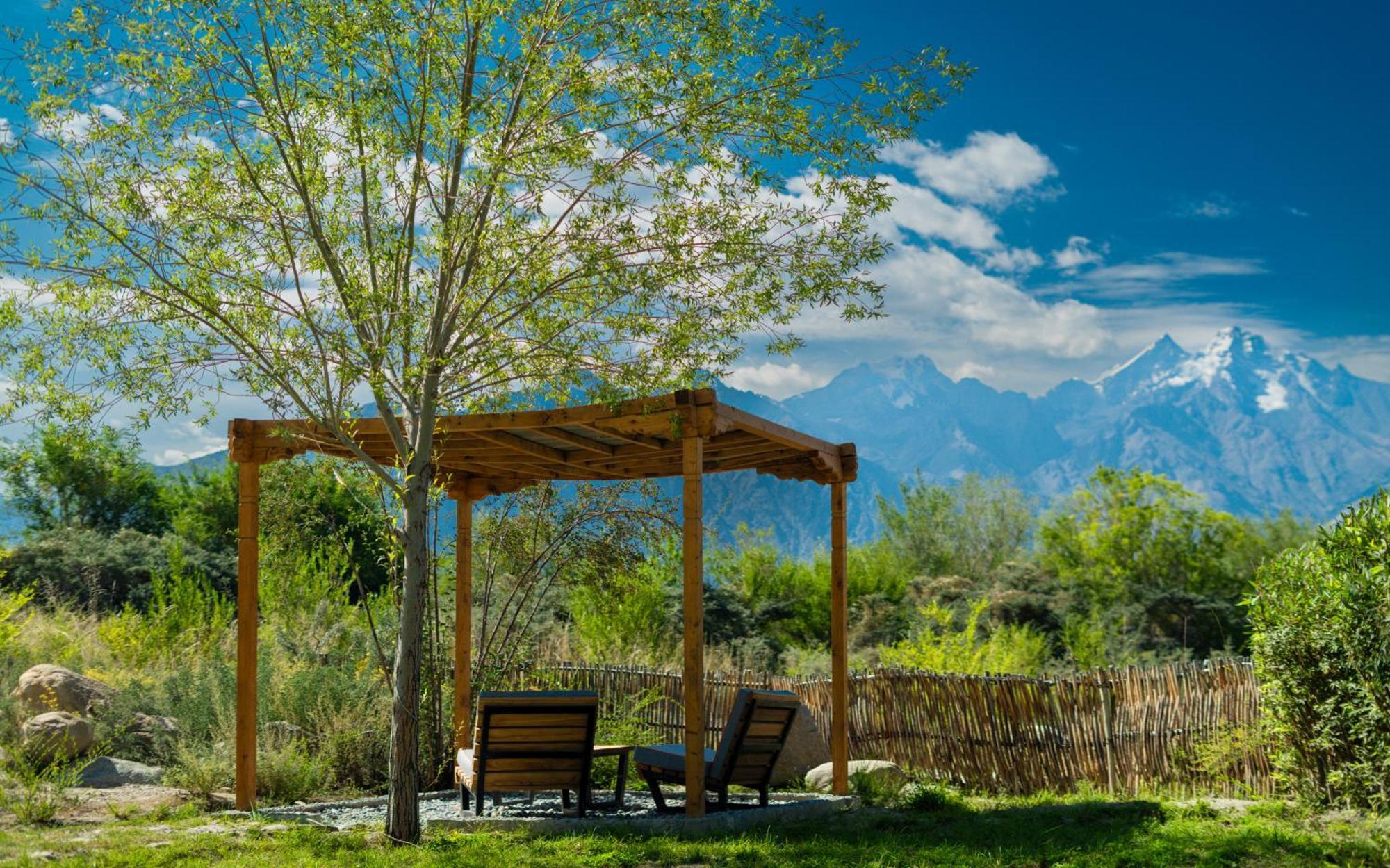 Hotel Lchang Nang Retreat-The House Of Trees-Nubra Valley Sumur Exteriér fotografie