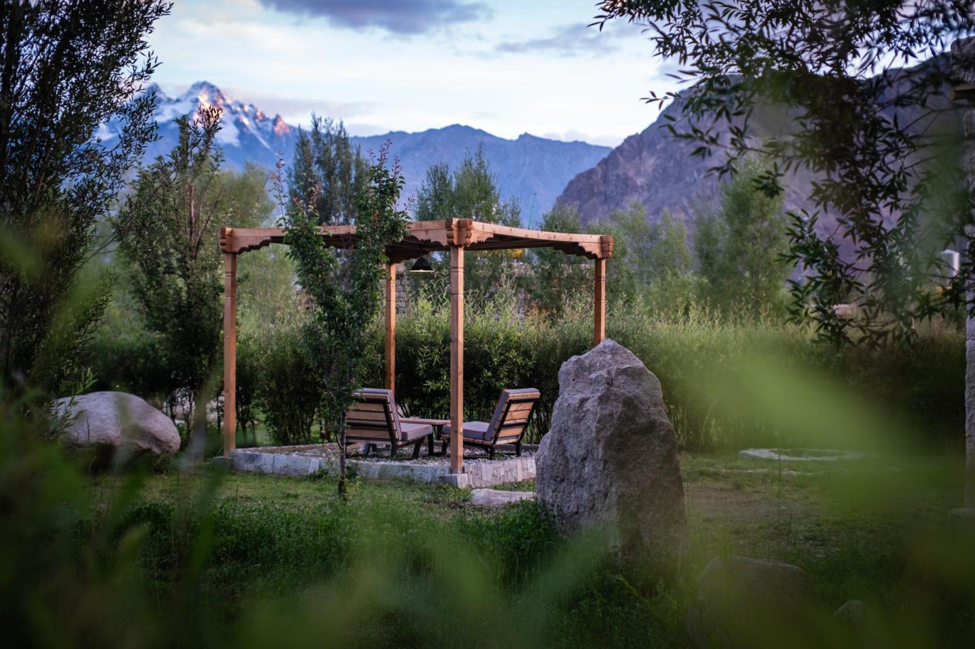 Hotel Lchang Nang Retreat-The House Of Trees-Nubra Valley Sumur Exteriér fotografie