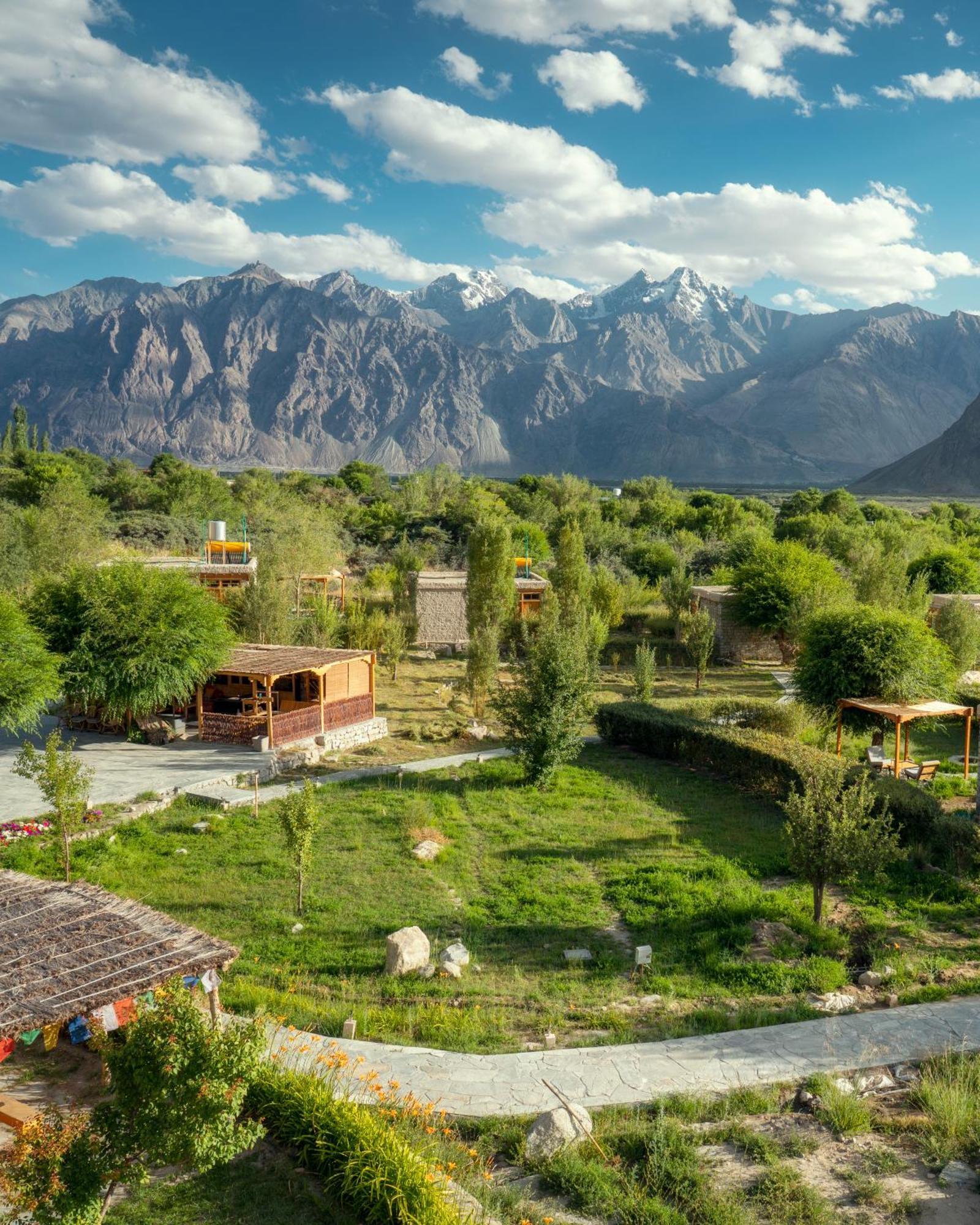 Hotel Lchang Nang Retreat-The House Of Trees-Nubra Valley Sumur Exteriér fotografie